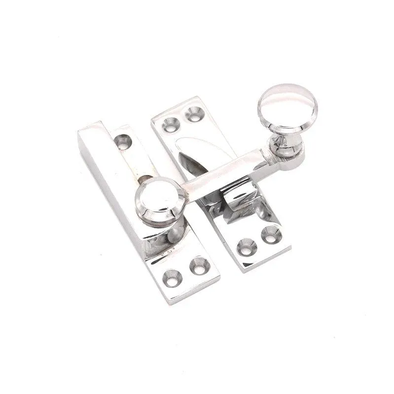 Quadrant Sliding Arm Fastener Glossy Chrome
