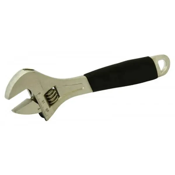 200mm Adjustable Wrench Rubberized Grip