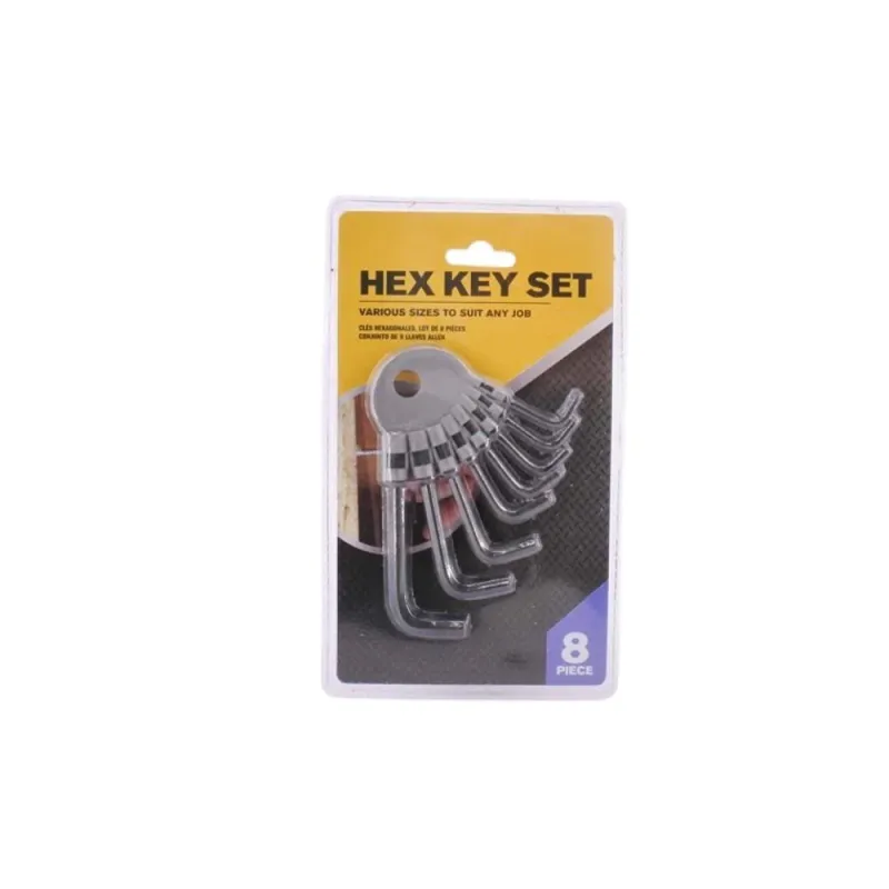 Hex /Allen Key Wrench Adjust 8pc