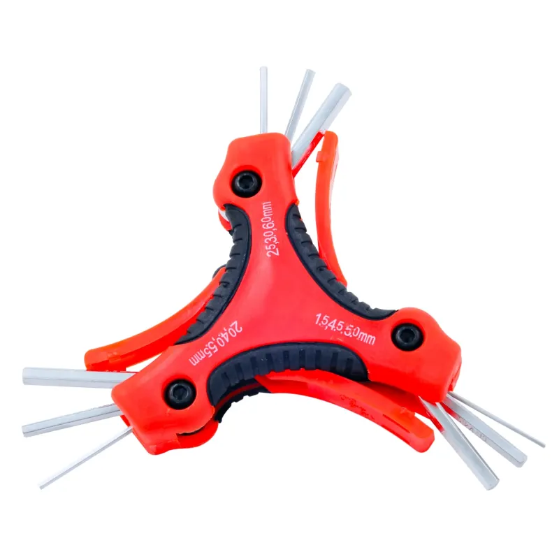 9 Piece Folding Triangle Hex Vital Set